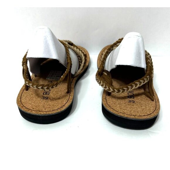 Bokyna Freedom Comfort Sandal Coffee Brown Cork Sole Sz EU 39/US 8 NWOT - Picture 6 of 8